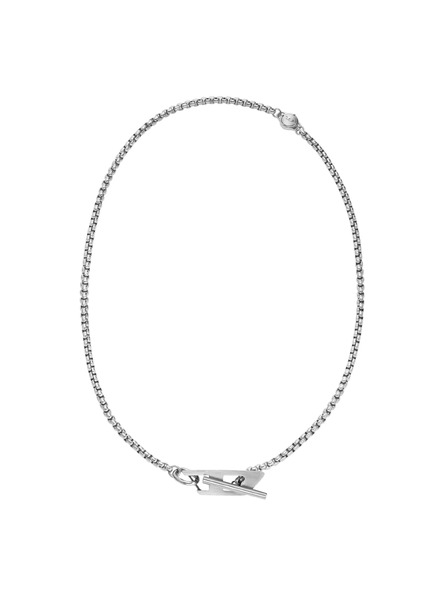 Diesel Unisex jeklena ogrlica Diesel D Logo DX1477040