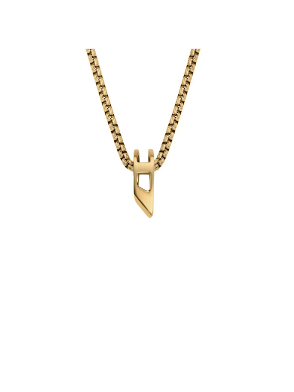 Diesel Unisex jeklena ogrlica Diesel D Logo DX1670710