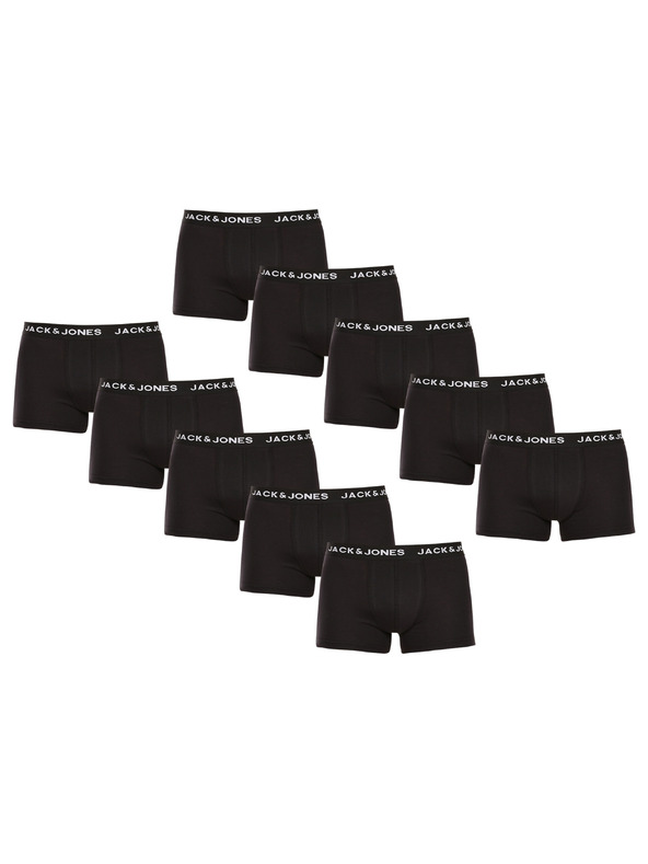 Jack & Jones Komplet deseterice - moške boksarice Jack and Jones črne