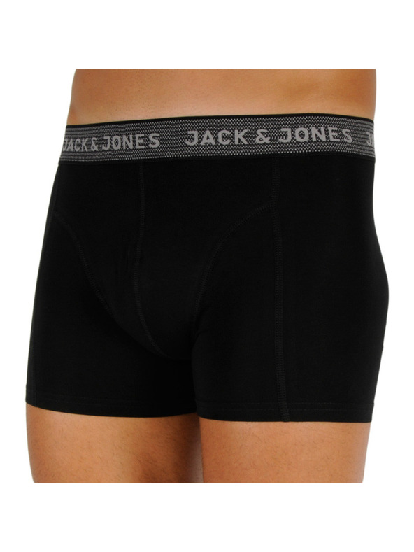 Jack & Jones Komplet treh črnih boksaric Jack & Jones