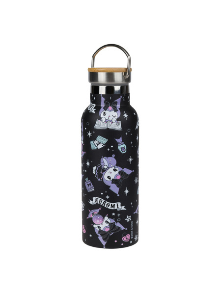 BAAGL  BAAGL Termosteklenica z bambusovim pokrovom Kuromi Fortune Dream, 500 ml