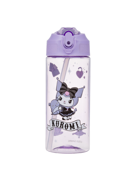 BAAGL  BAAGL Tritanska steklenica za pitje s slamico Kuromi Fortune Dream, 500 ml