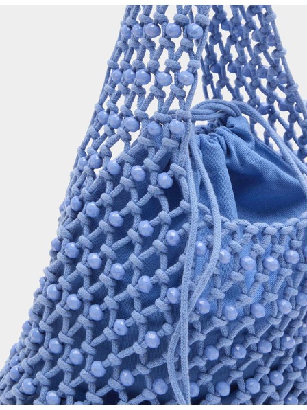 Marks & Spencer Ročna torba z macrameja Macrame Marks & Spencer modra