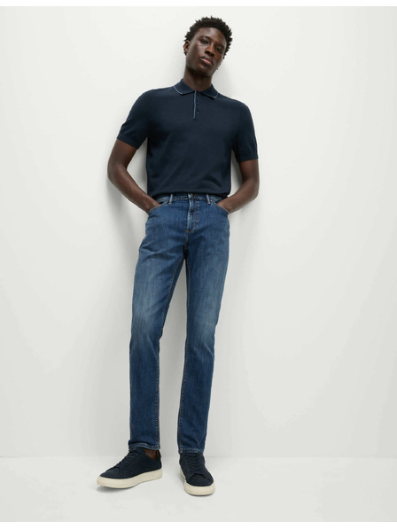 Marks & Spencer Raztegljive hlače chinos Marks & Spencer mornarsko modre barve