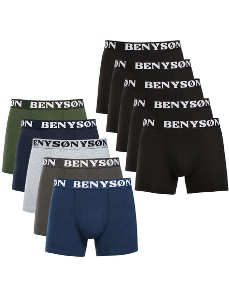 Benysøn Komplet desetih - moške boksarke Benysøn večbarvne (4001/4004)