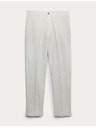 Marks & Spencer Hlačne Chino iz mešanice lanu, navaden kroj Marks & Spencer siva