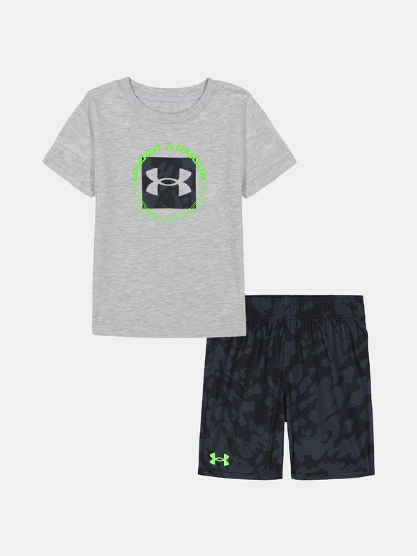 Under Armour Fantovski set Under Armour UA PRINTED SS SHORT SET-GRY