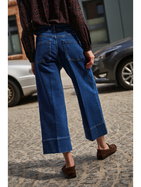 Moodo Culotte kavbojke temno modre Moodo