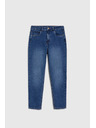 Moodo Jeans mom fit temno modri Moodo