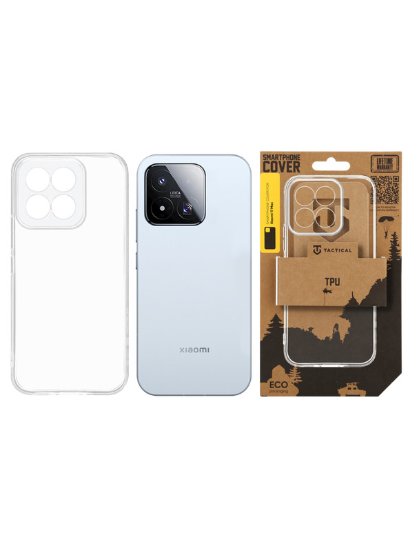 Tactical Tactical TPU Ohišče za Xiaomi 17 Max Transparent