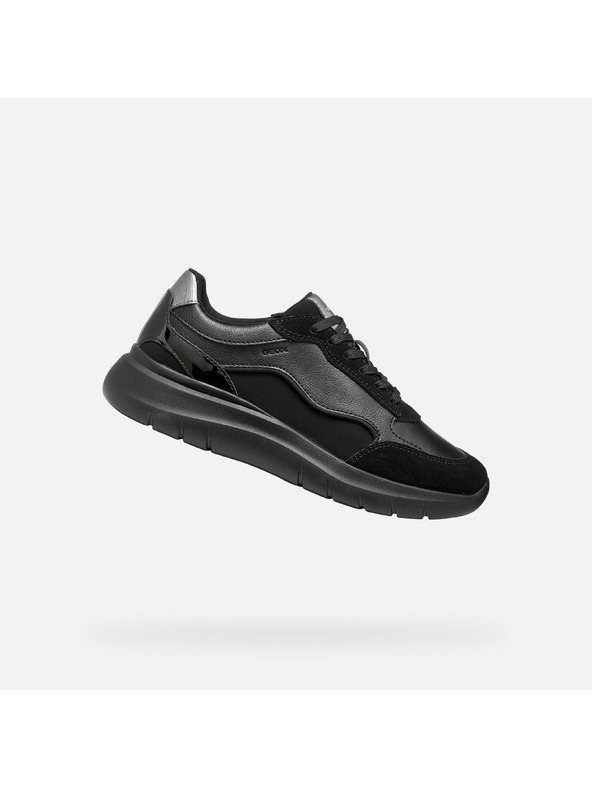 Geox Crna zenska superga Geox Plummery