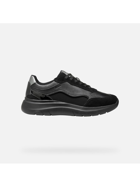 Geox Crna zenska superga Geox Plummery