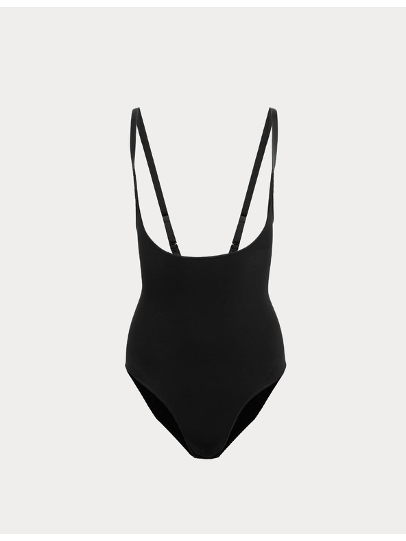 Marks & Spencer Oblikovalnega brezsivnega body Own Bra Body Marks & Spencer črna
