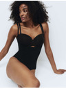 Marks & Spencer Oblikovalnega brezsivnega body Own Bra Body Marks & Spencer črna