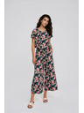 Moodo Zelene cvetne culotte hlace
