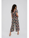 Moodo Zelene cvetne culotte hlace