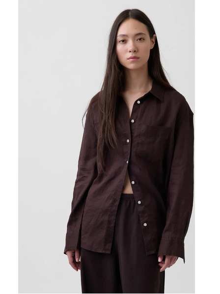 GAP Lanena oversize srajca GAP