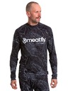 Meatfly Meatfly moška termo majica Avery Black Topography
