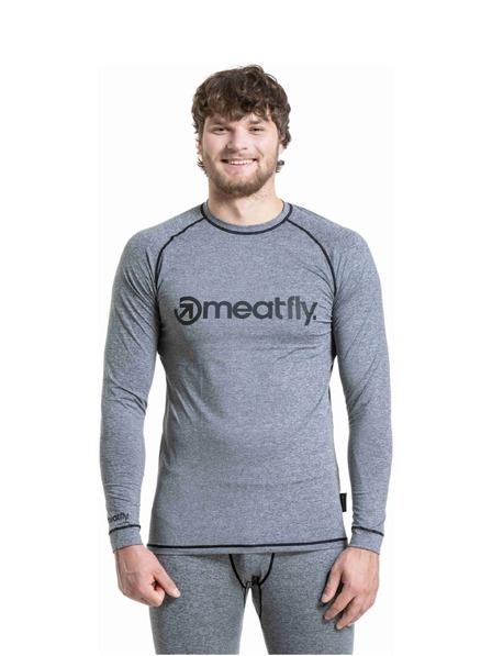 Meatfly Meatfly moška termo majica Avery Charcoal Heather