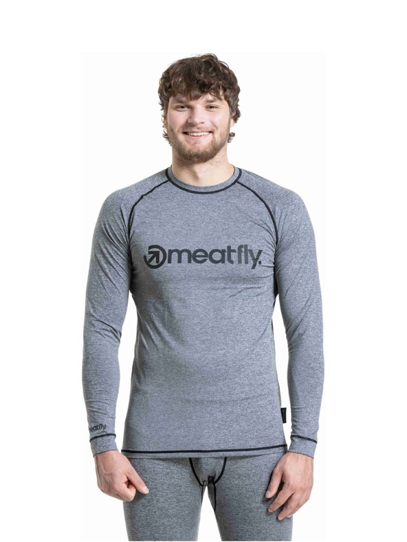 Meatfly Meatfly moška termo majica Avery Charcoal Heather