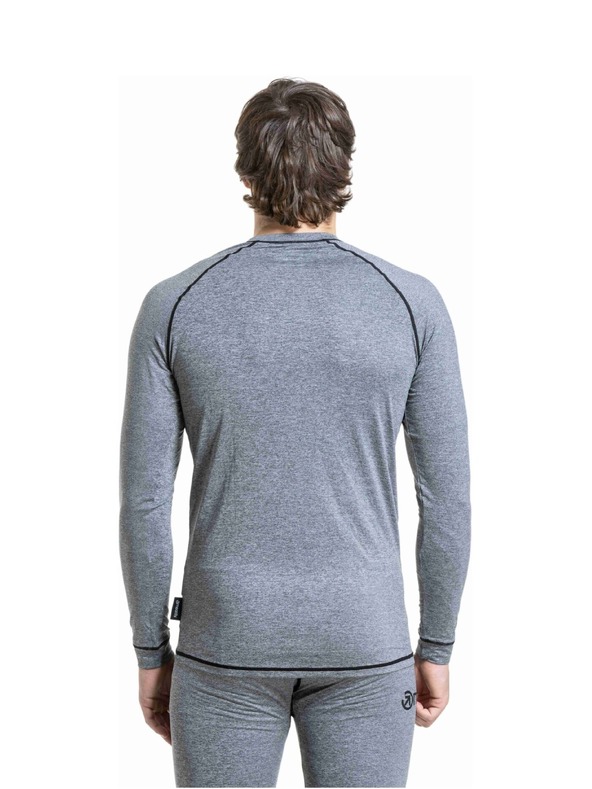 Meatfly Meatfly moška termo majica Avery Charcoal Heather