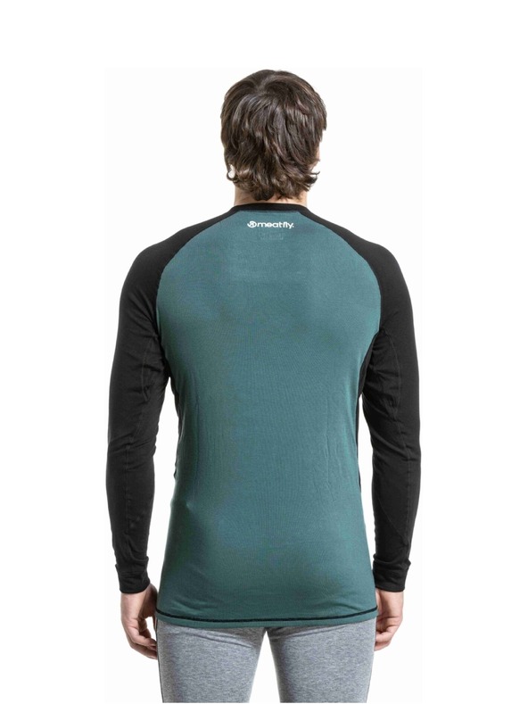 Meatfly Meatfly moška merino majica Carl Black / Botanical