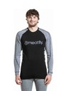Meatfly Meatfly moška merino majica Carl Charcoal Heather