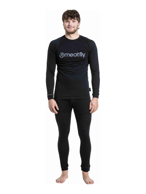 Meatfly Meatfly moška merino majica Bernie Black