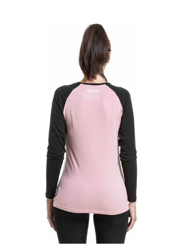 Meatfly Meatfly ženska merino majica Grace Rose / Black