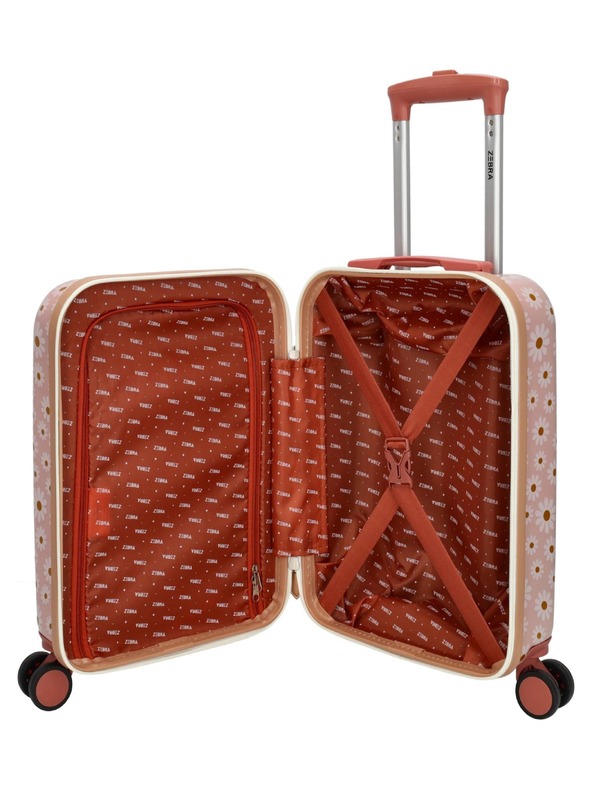 Zebra Trends Otroški kovček Zebra Trends Adventurer 21492 Light Pink