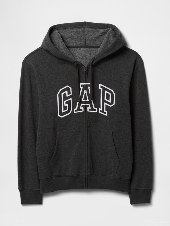 GAP Mikina z logotipom Gap na zadrgo