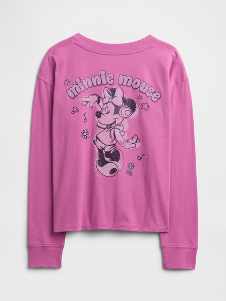 GAP Otroška oversize majica z logotipom Gap & Disney GAP