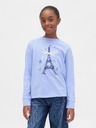 GAP Otroška oversize majica z logotipom Gap & Disney GAP