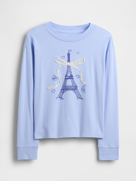 GAP Otroška oversize majica z logotipom Gap & Disney GAP