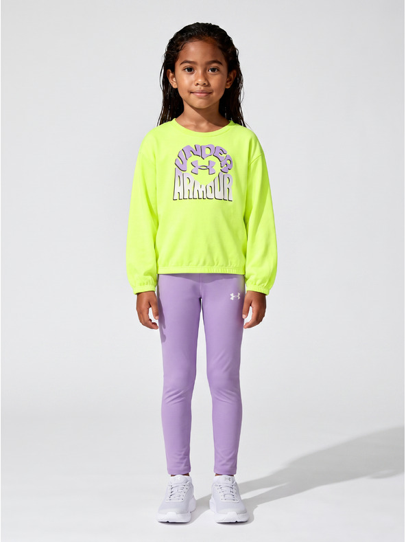Under Armour Dekliški set Under Armour UA CREWNECK LEGGING SET
