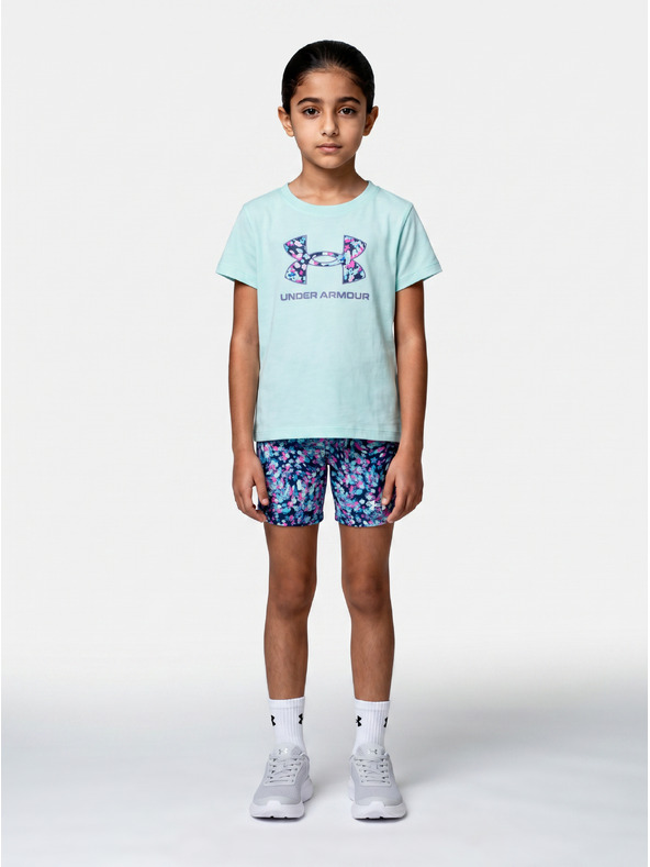 Under Armour Dekliški set Under Armour UA PRINTED BIKE SHORT SET