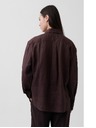 GAP Lanena oversize srajca GAP
