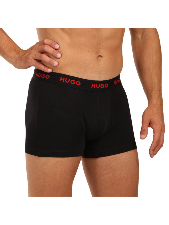 HUGO Komplet treh - moške boksarice HUGO večbarvne