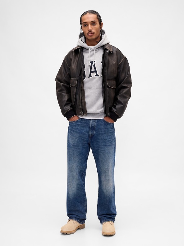 GAP Oversize jopica z logotipom Extra Heavyweight Unisex GAP