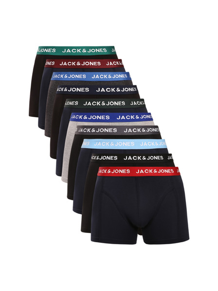 Jack & Jones Set desetih - moške boksarice Jack and Jones večbarvne (12189937-navy/black)