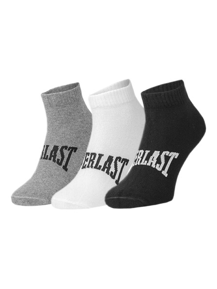 Everlast Komplet treh - gležnjarke nogavice Everlast večbarvne