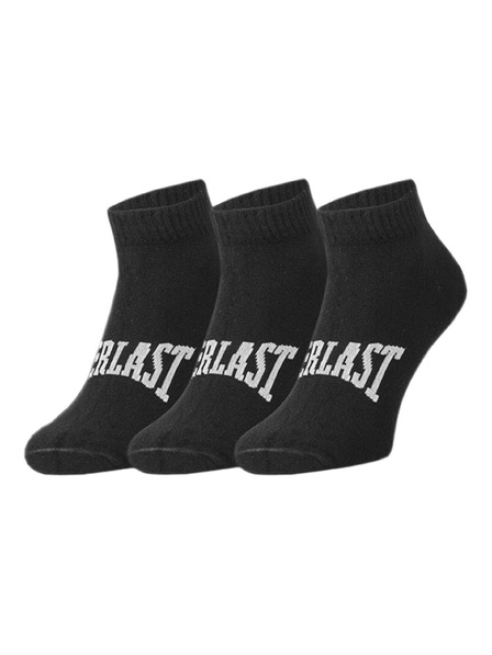 Everlast Komplet treh - gležnjarke nogavice Everlast črne