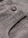 Ombre Clothing Moške strukturirane kratke hlače REGULAR FIT – rjavo melano V1 OM-SRCS-0189 Ombre Clothing