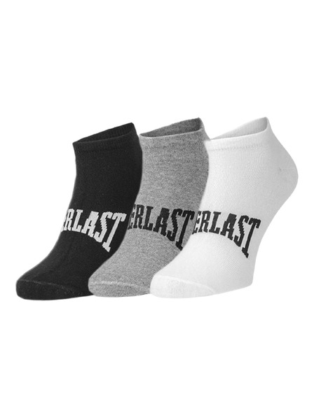 Everlast Komplet treh - gležnjarke nogavice Everlast večbarvne