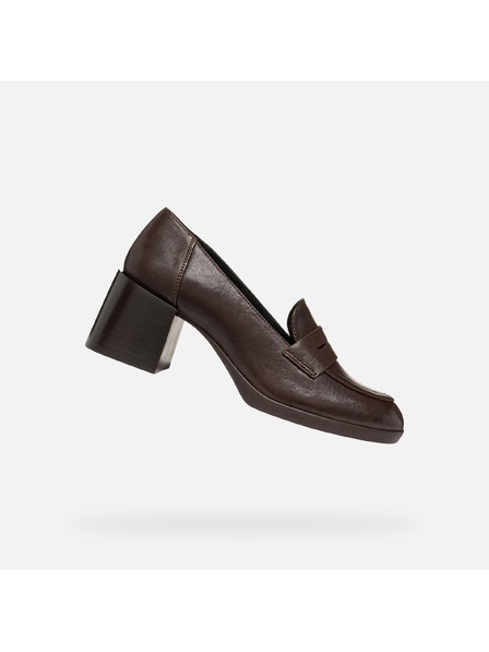 Geox Temno rjava zenska obuca na petu Geox Walk Pleasure 55T