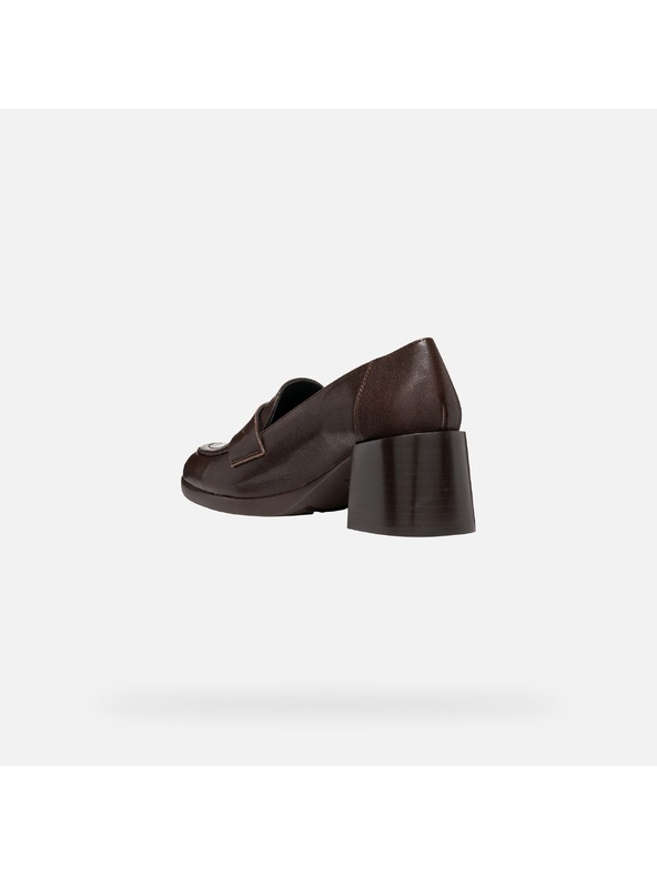 Geox Temno rjava zenska obuca na petu Geox Walk Pleasure 55T