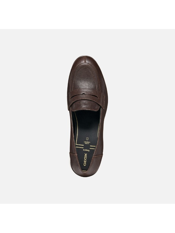 Geox Temno rjava zenska obuca na petu Geox Walk Pleasure 55T