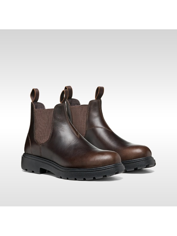 Geox Temno rjava moska gležnjarica Geox Spherica EC7 B