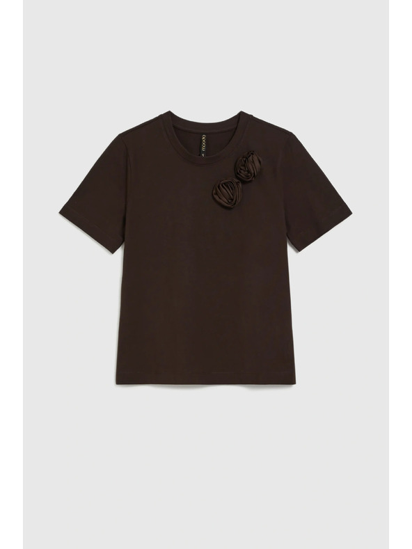 Moodo Bluza z aplikacijo rjava Moodo
