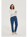 Moodo Gladke jeans modre Moodo